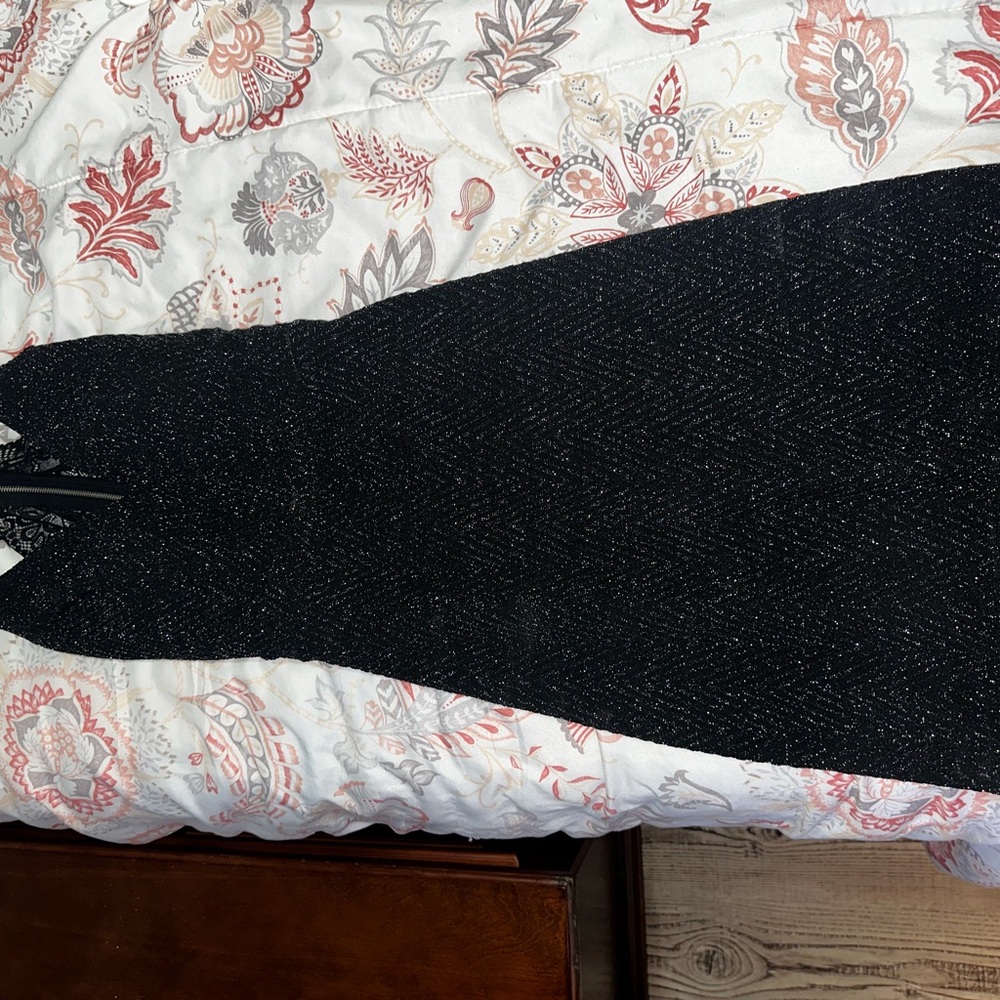 Planet Gold Black Sparkle Dress